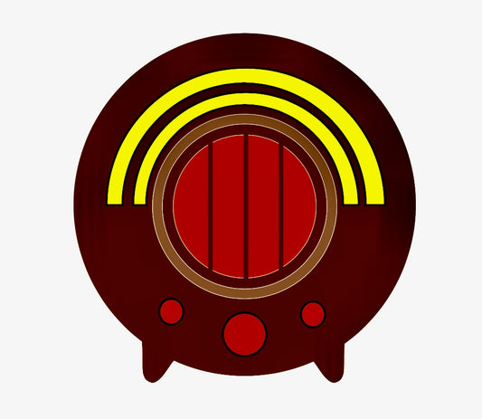 A ROUND RADIO TRINKET THAT ISN'T AN EKCO NOR A RADIO EITHER!