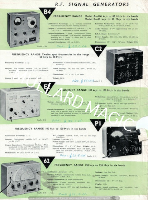 ADVANCE, B4, C2, E1, T1, T2 ,BROCHURE,