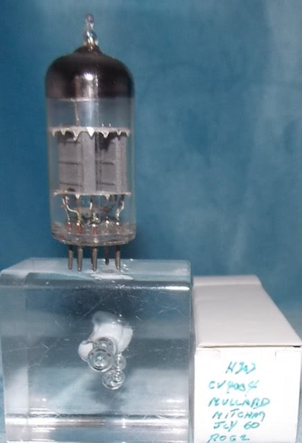 CV4004, MILITARY SPEC, ECC83, MULLARD, BOX ANODE, MITCHAM JULY 1960 , MANUFACTURE