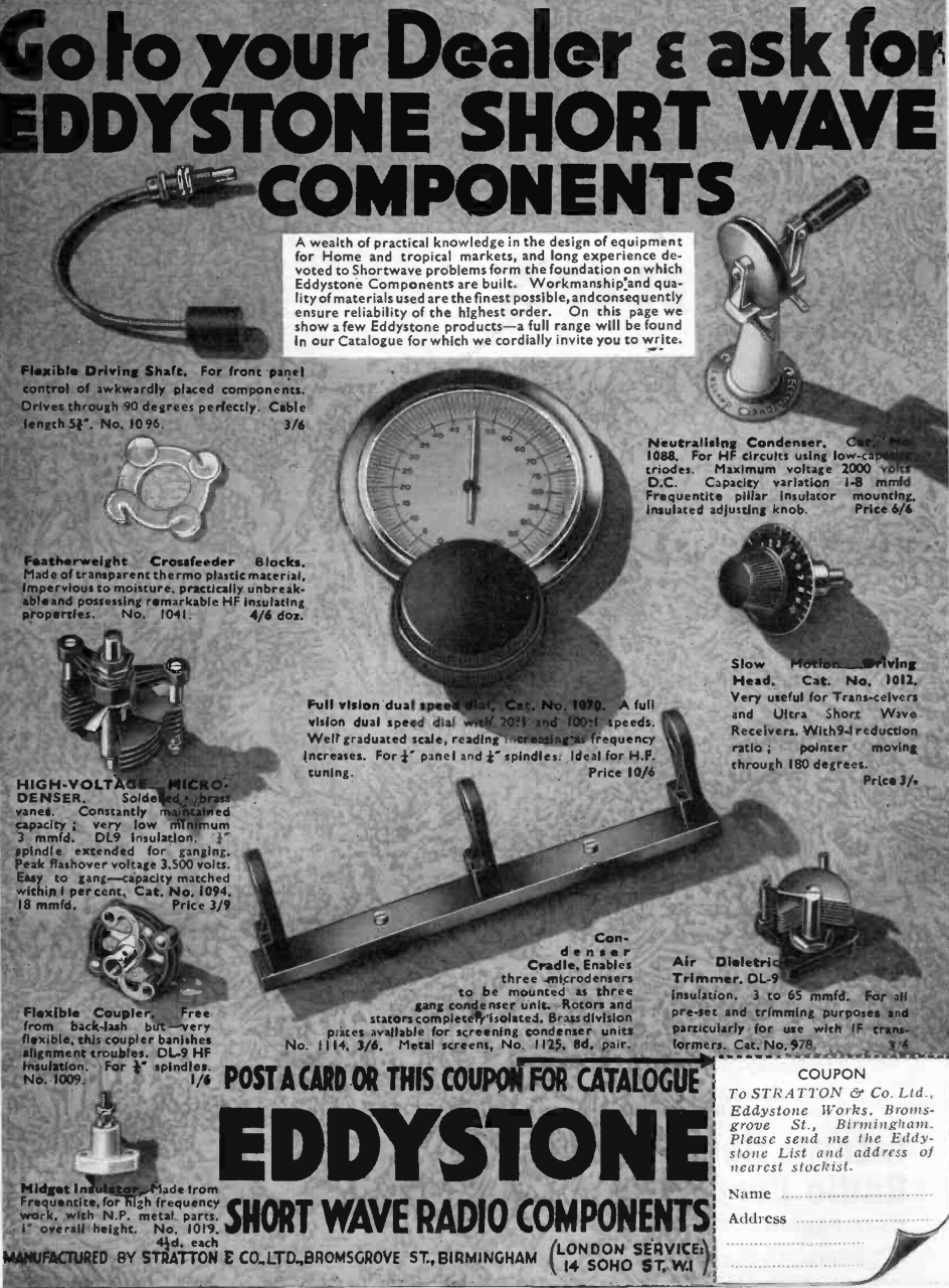 EDDYSTONE CONDENSER CRADLE IN BRASS, CAT 1114 CODE CRADL