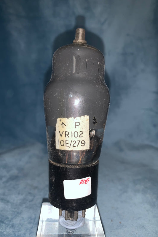 BL63, OSRAM, , CV1102, VR102, 10E/279, MIL SPEC, BL63, AUDIO TRIODE,  GEC SHAW, PRE-1948 MANUFACTURE, AS  USED IN R1155, GLASS FRAGMENTS INSIDE ENVELOPE, VALVE TESTS FINE