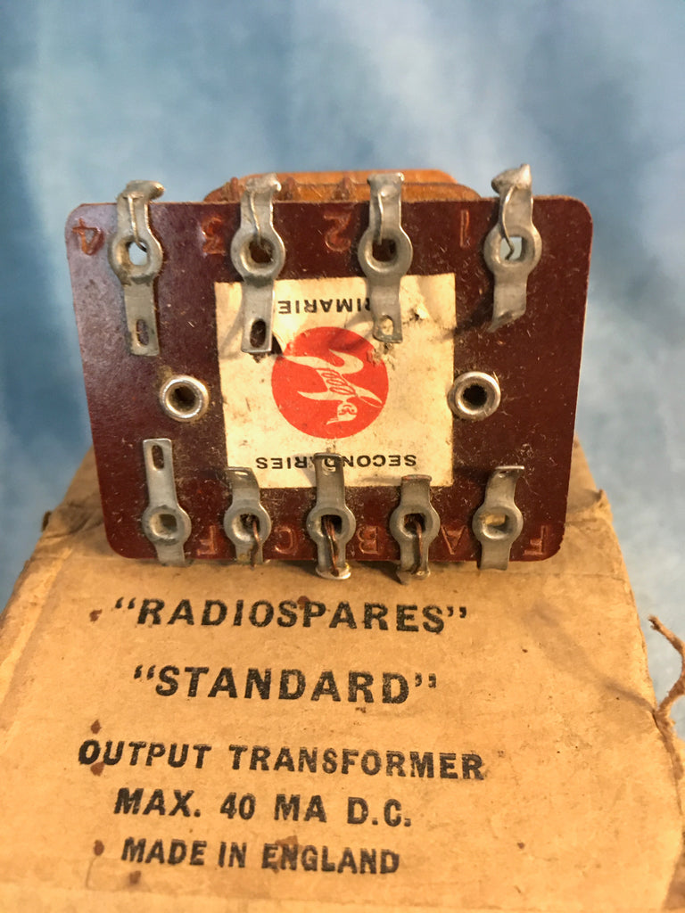 Radiospares, RS, Standard Output Transformer, Boxed NOS MULLARD MAGIC