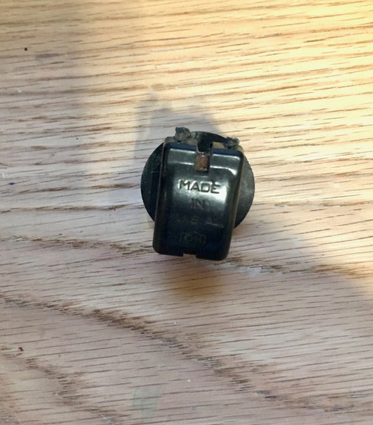 CH, CROUSE-HINDS, ,SPST, BALL DOLLY, SWITCH, WITH ROUND LOCAL DISTANCE ESCUTCHEON PLATE, EX EQUIPT