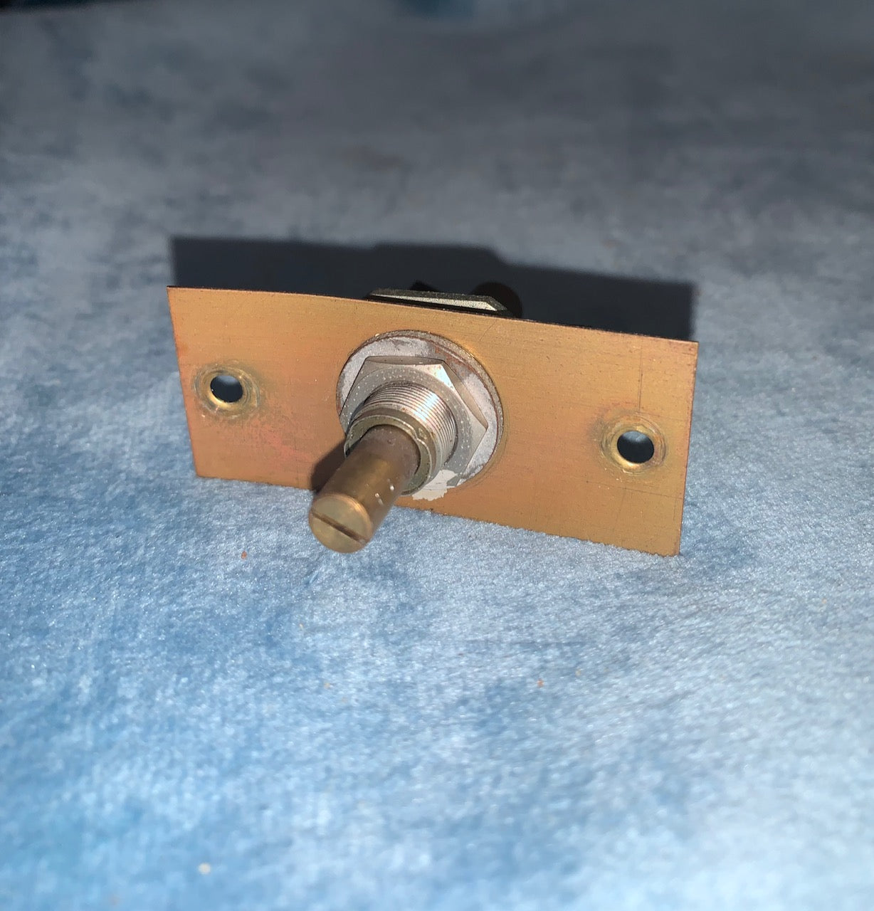 BFO, VARIABLE CAPACITOR, TUNING GANG, 5pF, C/W MOUNTING PLARTE & SHAFT EXTENTION