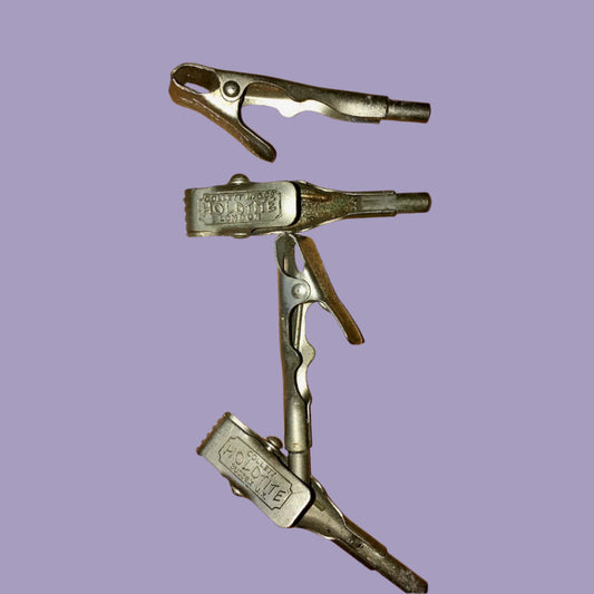 HOLDTITE CROCODILE TYPE CLIPS FOR AVO METER 8 MK 1-7, X1