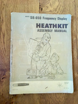 HEATHKIT, SB-650, FREQUENCY DISPLAY, ASSEMBLY MANUAL