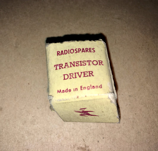 RADIOSPARES, RS, T/T1, TRANSISTOR DRIVER TRANSFORMER, RATIO 1:1,  SEC CT, PRIM 1mA DC, OC71 INTO 2X OC72