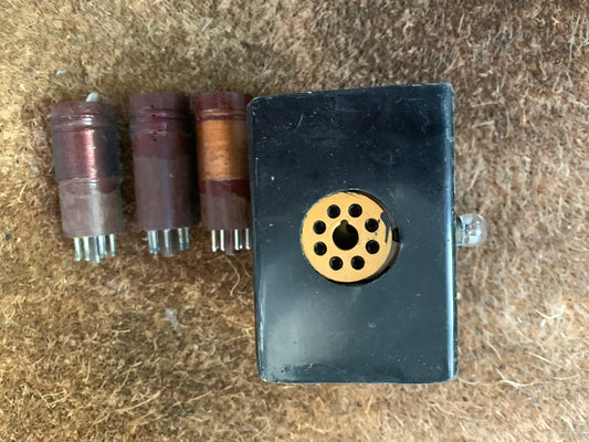 vintage grid dip oscillator, GDO, with three coils