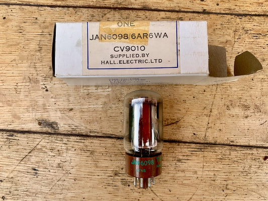 6AR6WA  TUNG-SOL, 6098, NEW, FOR COLLINS 51S1, 32S1, 32S3 ,KWM1 ,KWM2, EDDYSTONE 730/4