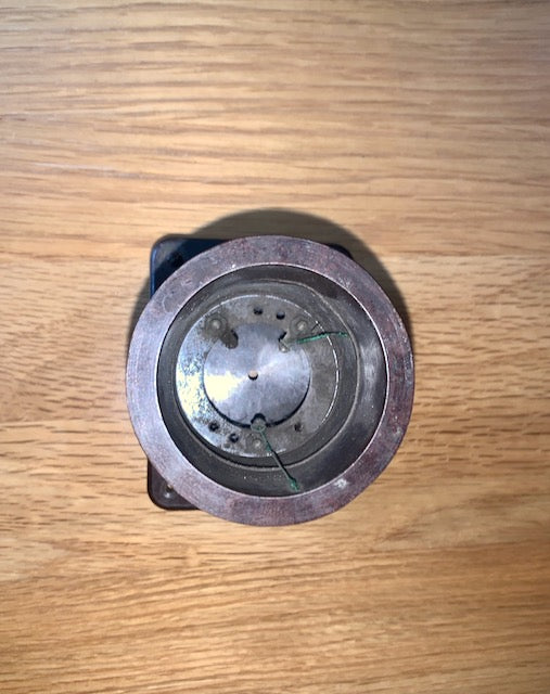 GREEN LITZ WIRED, COIL, PLUG IN, 3 PIN, C/W BAKELITE BASE, FROM 192Os PERIOD