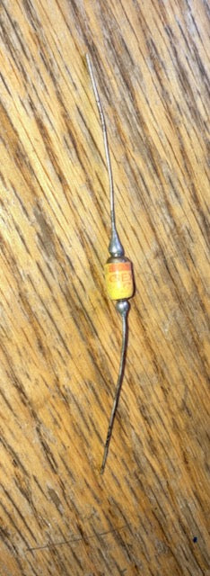 GEX45/1, GEC, subminiature germanium point-contact diode, 1959