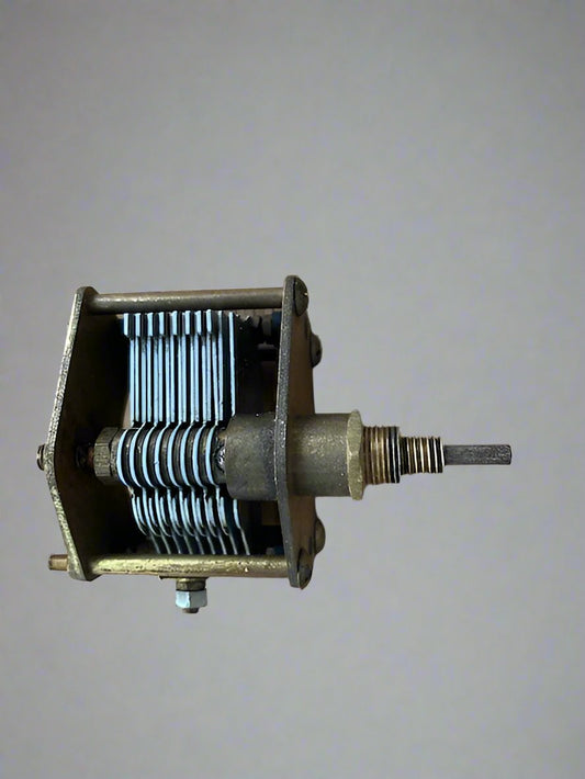 EDDYSTONE, BRASS, VARIABLE CAPACITOR, 0.0020uF