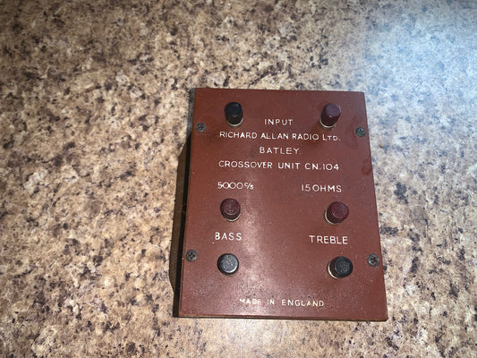 RICHARD ALLAN, CROSSOVER, C104, 15R, 1964 DATED, NEW, BOXED