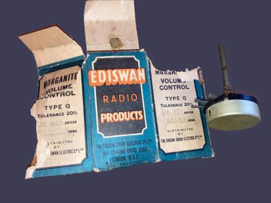 MORGANITE, VOLUME CONTROL, TYPE Q, POTENTIOMETER, 25K LIN, NON SWITCHED