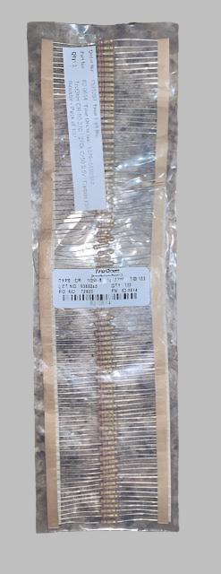 TruOhm, CR-50, 0.5W 5% Tolerance, Carbon Film Resistor, Pack of 100, Various Values