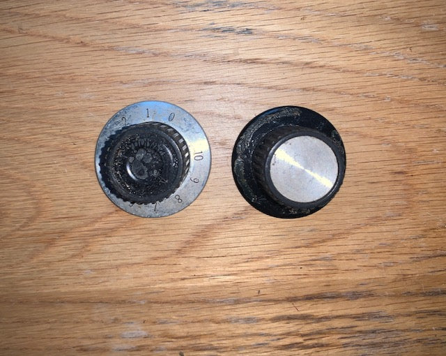 CONICAL SKIRTED, BLACK, KNOBS, TONE, WAVECHANGE, 37mm DIA, 24mm HEIGHT