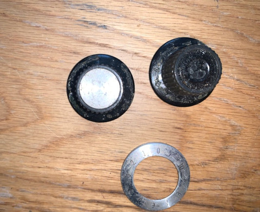 CONICAL SKIRTED, BLACK, KNOBS, TONE, WAVECHANGE, 37mm DIA, 24mm HEIGHT