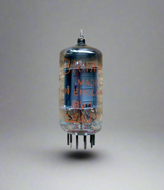 Brimar, 12AU7, ECC82, Red Print, 17mm Anode, September 1955 Footscray Production