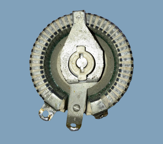 Berco, Bercostat, Wire Wound Potentiometer, Rheostat, L75 3R, 5A, approx 70mm Dia,