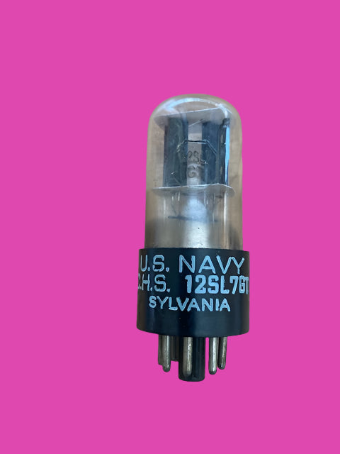 12SN7GT, Sylvania, US Navy, Silver Base Print  12SN7