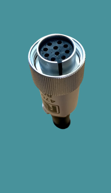 RADIOSPARES, RS, 470-803, 10 WAY VIDEO LINE PLUG, FEMALE, SOCKET, NOS