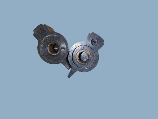 CHICKEN HEAD, KNOB, BLACK , PAIR