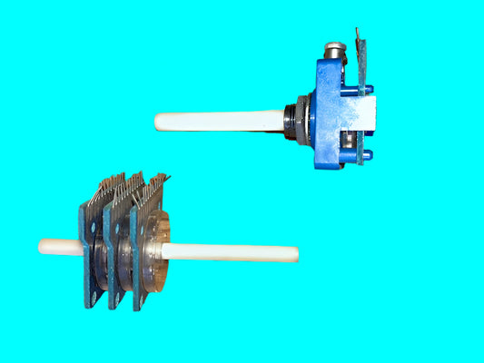 PT6434/BMH, Electronics, Rotary Switch, 1POLE 12 POS, THT 0.5A 250V 1 head, four wafers, 2 shafts