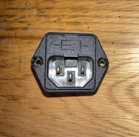 IEC Fused Chassis Socket, Chassis Mount, Bulgin, PF1, PF0001/28, NOS