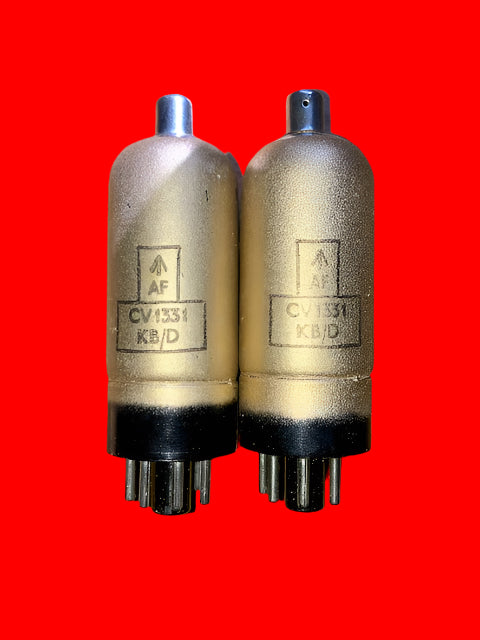 ARP12, PAIR, SAME FACTORY CODE, MULLARD, MITCHAM, GOLD , ZA7023, VP23,  CV1331 FOR R102, R109, WS18, WS22, WS38,