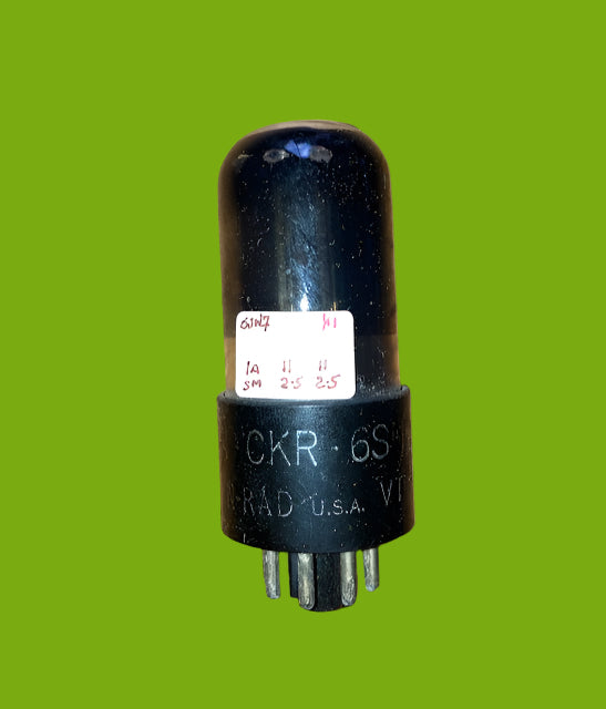 6SN7GT, VT-231 MILITARY JAN, KEN-RAD, COPPER GRID POSTS 6SN7