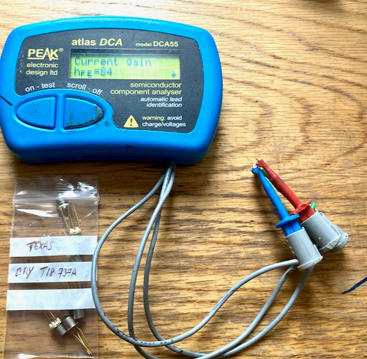 Texas Instruments, Marked BRY T18-737A, Germanium Transistor, Gold Leads, PNP, thought to be 2N1305