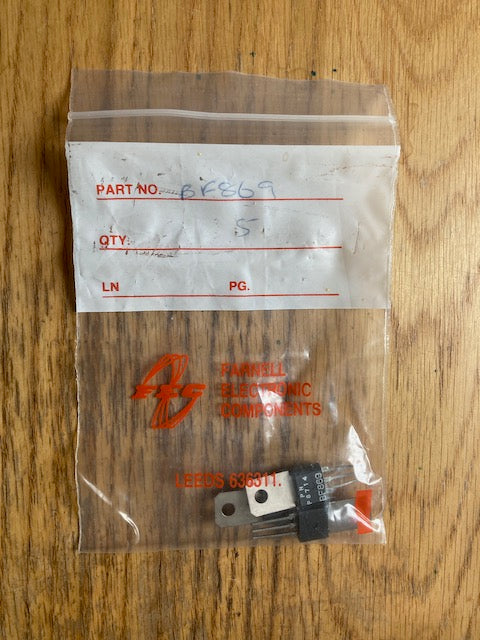 BF869, Philips, NPN, High Voltage Power Transistor ,TO-220, PACK OF 3,