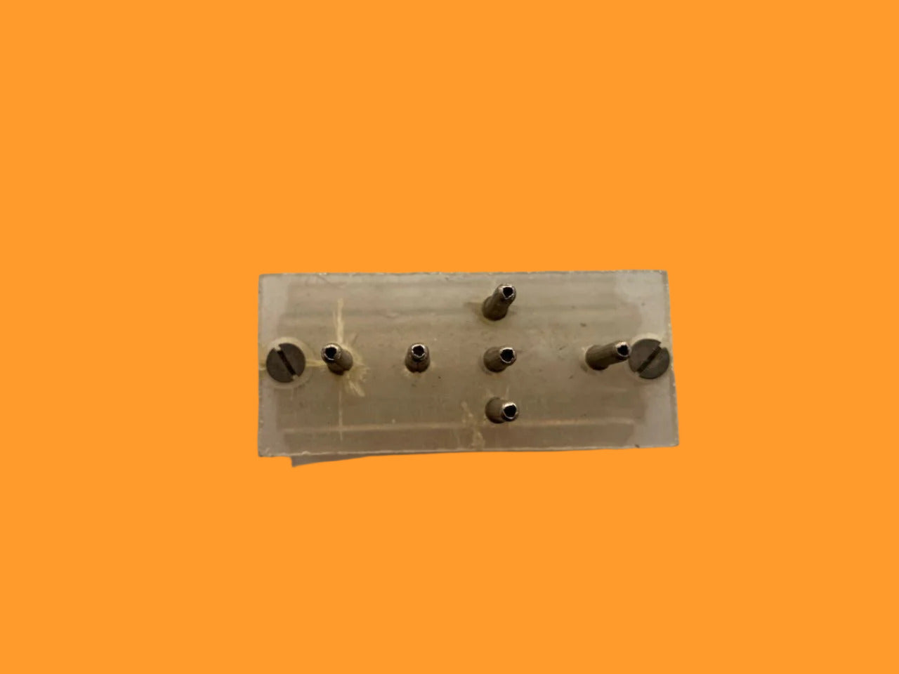 DENCO, POLYSTYRENE FORMER, 6 PIN COIL FORMER, 50mm LENGTH, 28mm DIA,