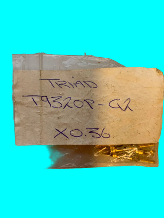 Triad, Copper gold plated, Crimp Contact , 20~24AWG, T9320P-G2