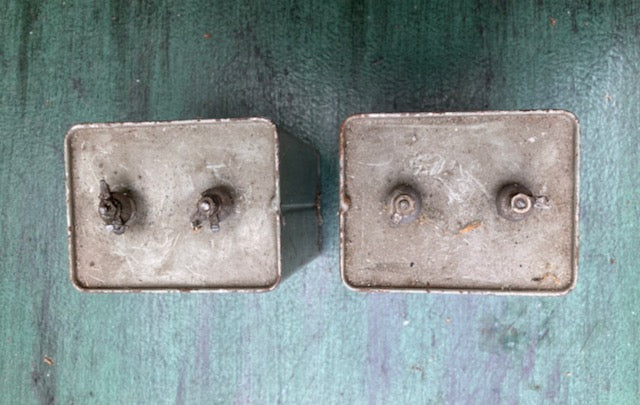 DUBILIER, PAPER IN OIL, PIO, PAPER BLOCK CAPACITORS, ARMY, Z112629, 8uF @ 550V