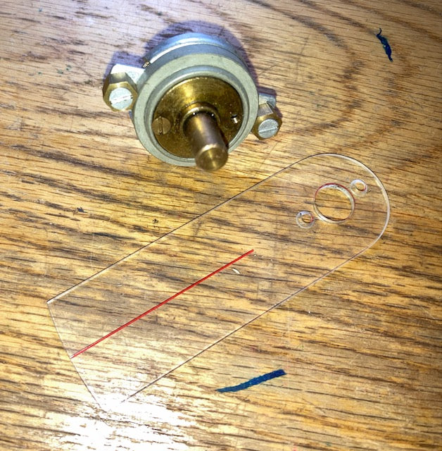 JOHNSON BROTHERS. JB, SLOW MOTION DRIVE, NO PERSPEX CURSOR - SHOWN FOR SCALE