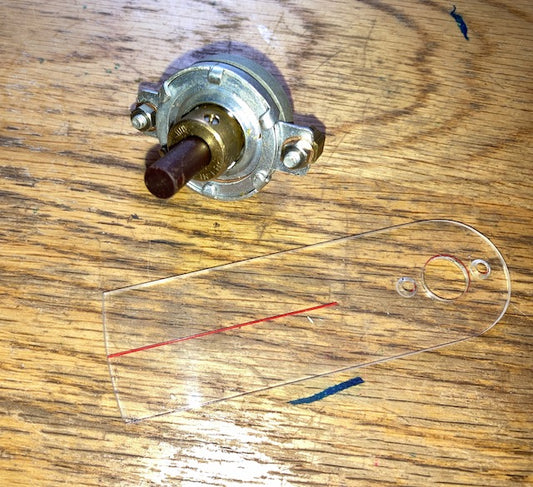 JOHNSON BROTHERS. JB, SLOW MOTION DRIVE, NO PERSPEX CURSOR - SHOWN FOR SCALE