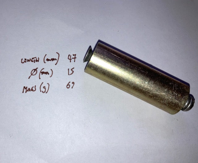 HEAVY STANDOFFS, 4BA, UNINSULATED, 47mm HEIGHT, 15mm DIA, 69g MASS