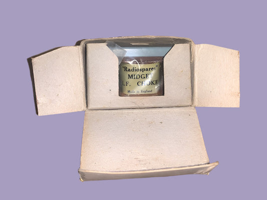 RADIOSPARES, RS ,MIDGET, LF CHOKE,  5H @ 40mA, 290R, NEW