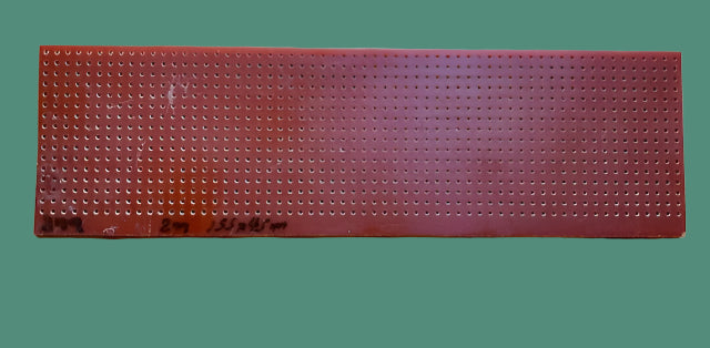 RS, RS Components, PCB Board, Perforated Board, Matrix Board, 2mm, 0.1" pitch, 155 x 45mm