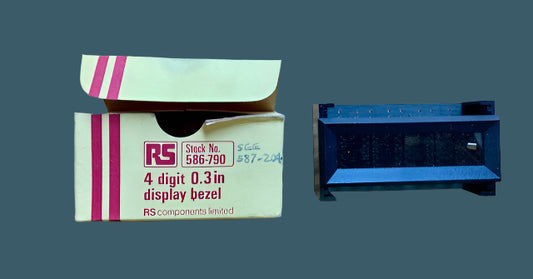 RS, RS Components, 4 Digit, 0.3 ins, 0.43 ins, Display Bezel, 587-204, 586-790