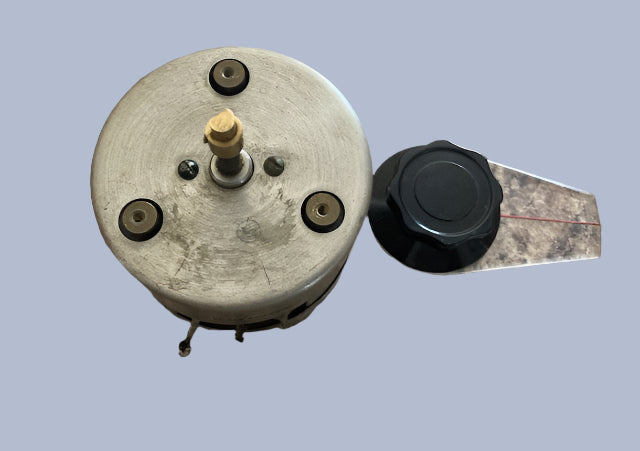 CRESSALL, CV25/1000, PRECISION ROTARY POTENTIOMETER, 1K, 1000R, IN SILVERED BRASS SCREENED CAN, 85mm DIA., 65mm CAN HEIGHT, EX EQUIPT