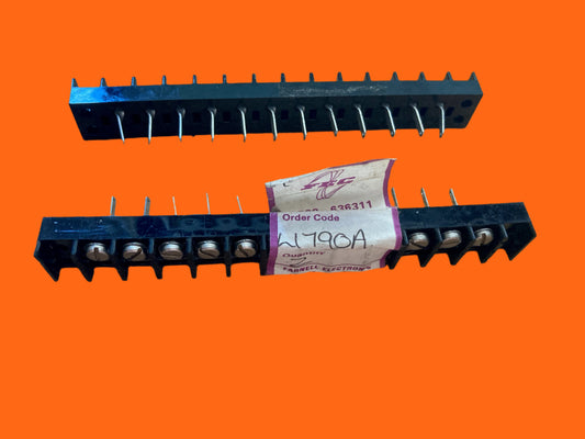 Belling Lee, L1790A Terminal Block,  Barrier Strip, 12 way, NOS
