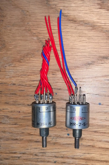 Radiospares, RS, Fujisoku, Nidec, Rotary Switch, 1 Pole, 10 Position,  RS 762-5665,  MR1-10