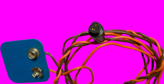 Battery lead with EM two pin gold plated plug,