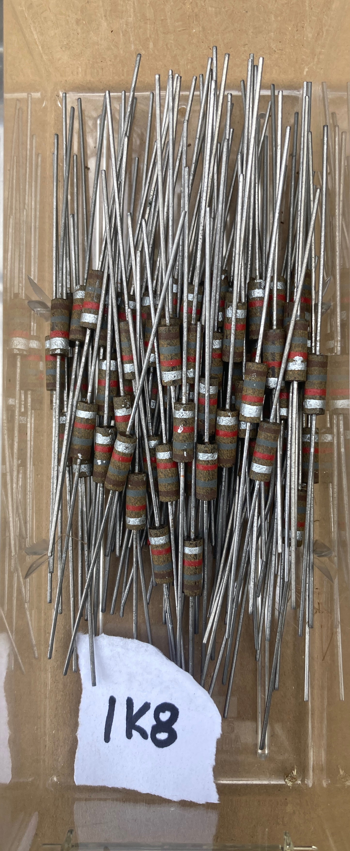 Allen Bradley, Morganite, Carbon composite resistor, Type S, 0.5W 10%, VARIOUS VALUES