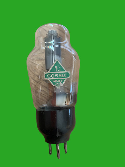 41MXP, COSSOR, BALOON ENVELOPE, TRIODE, ML4, PA1, 41FP, AC/P, 104V, TT4, LF4, 41MP, AC/P1, 054, CV1689, CV1161, CV1458,