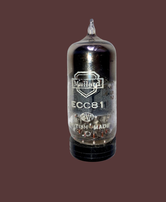 CV455, MULLARD MIL SPEC ECC81,  NOVEMBER 1953 MITCHAM MANUFACTURE