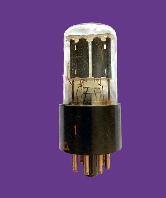 6SL7GT, BRIMAR, FAT BLACK BASE, ORANGE PRINT, CV569, CV1985, ECC35, VT-229, FOOTSCRAY,  6SL7