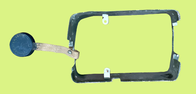 WW2, Army, Military Radio, Wireless Set 46, WS46, Top Guard and Rubber Frequency Pendant, ZA14854